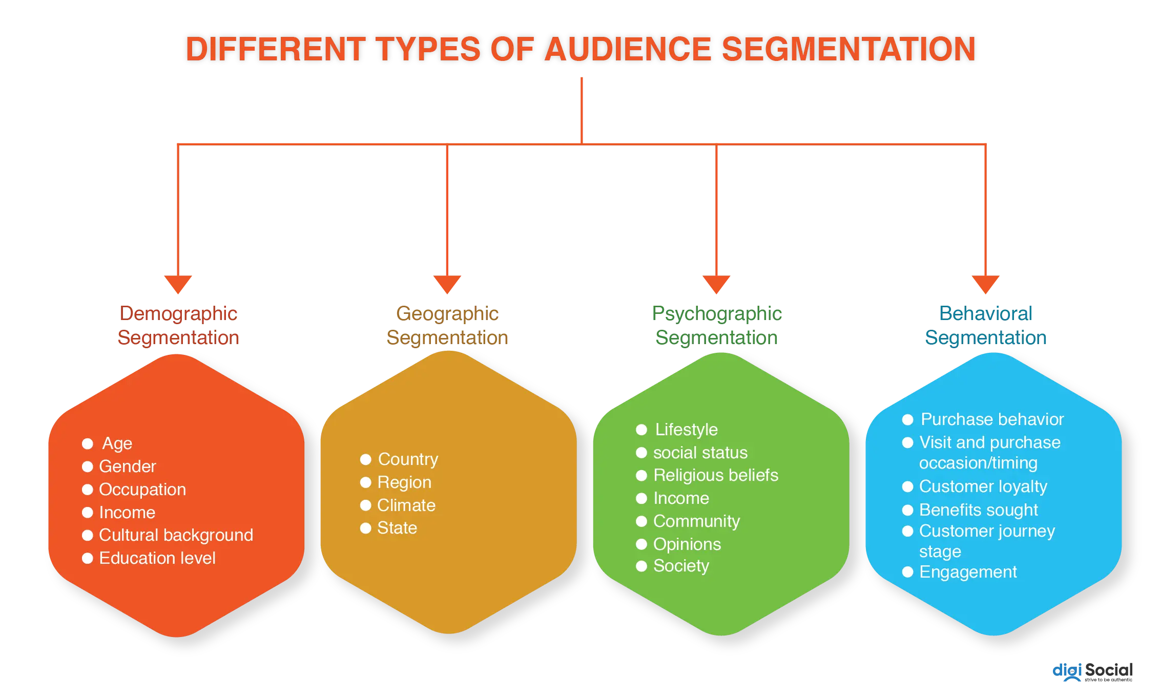 Different-types-of-audience-segmentation types Of Audience Segmentation