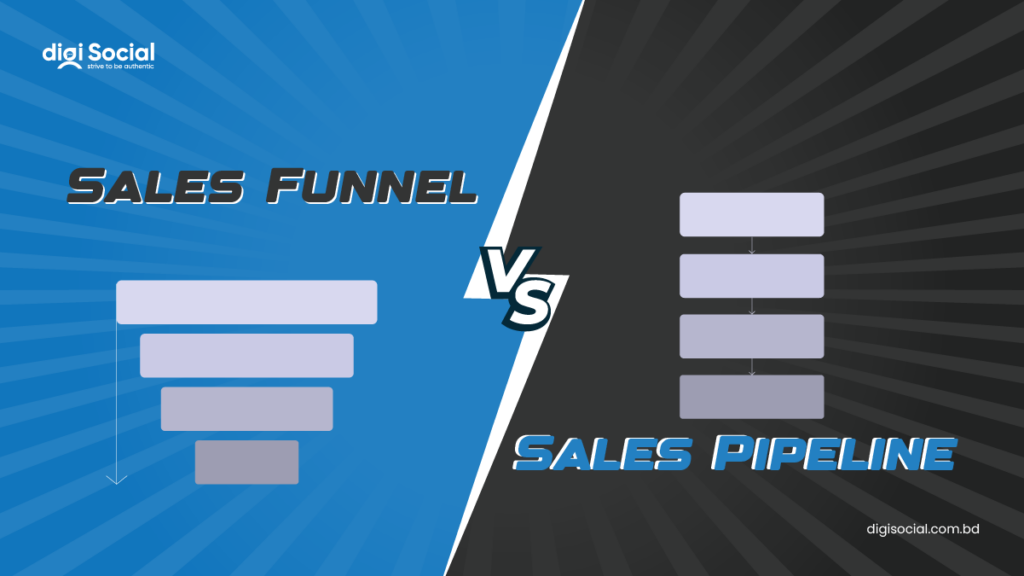 Sales Funnel vs Sales Pipeline key differences